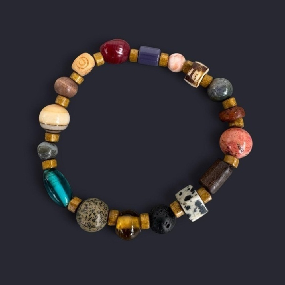 Mixed Bead Boho Bracelet